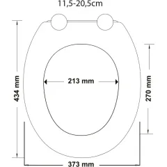 Wc sedátko se zpomalovacím mechanismem AWD Interior MDF Natur 1702