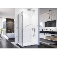 Better F1 85 pevná boční stěna do kombinace s dveřmi, 82-84 cm, sklo 8mm