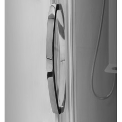 EXTRA S5 90 cm CHROM Sprchová zástěna čtvrtkruhová