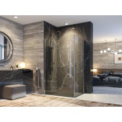 GLASS R31 120x90cm CHROM Sprchová zástěna