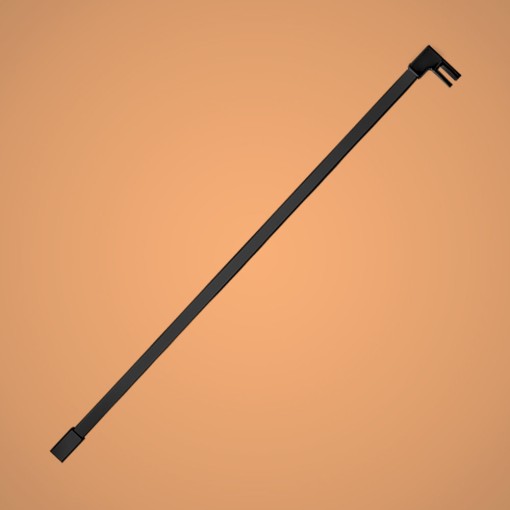 OASIS BLACK T4 120cm rozpěrná tyčka rovná hranatá 