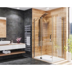 PARTY R33 120x90cm CHROM Sprchová zástěna čiré sklo 8mm