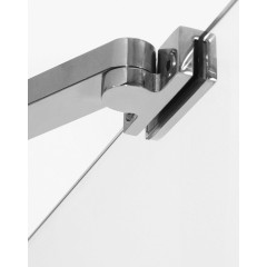 PARTY R33 120x90cm CHROM Sprchová zástěna čiré sklo 8mm