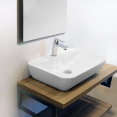 FIORE keramické umyvadlo 54,8x42,5x13,5 cm