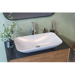 FOREVER obdélníkové keramické umyvadlo 70x14x39 cm 