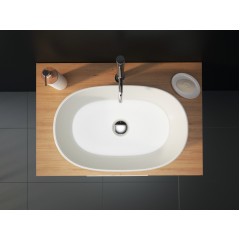 ORWELL oválné keramické umyvadlo 57x37x15 cm