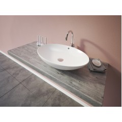 SIENA oválné keramické umyvadlo 63x14x42,5cm