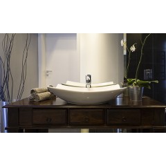 SWELL keramické umyvadlo 56 x 42 x 11,5 cm