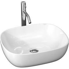 TROPEA umyvadlo se zaoblenými rohy 49,5x40,5x15cm 