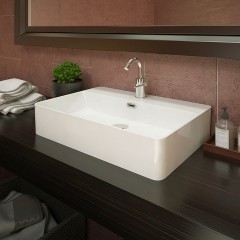 TRUST umyvadlo se zaoblenými rohy 60x42,5x13cm