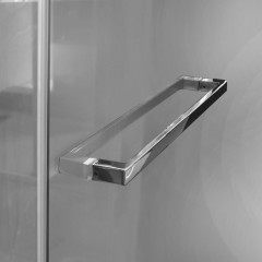 VIP R13 CHROM Sprchová zástěna čiré sklo 8mm 100x80x200cm