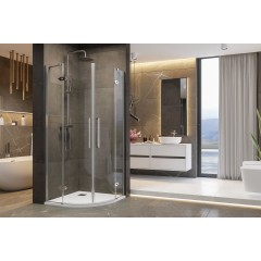 VIP2000 S7 90 cm CHROM Sprchová zástěna čiré sklo 8mm