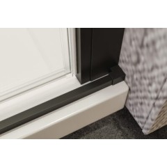 YES BLACK B1 60 sprchové dveře do niky jednokřídlé 57-61cm