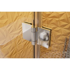 YES B8 90 sprchové dveře do niky zalamovací 87-91cm