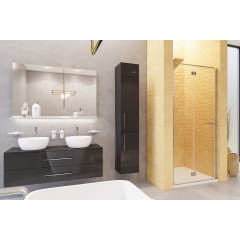 YES B8 90 sprchové dveře do niky zalamovací 87-91cm