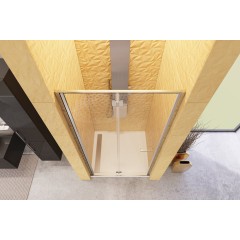 YES B8 90 sprchové dveře do niky zalamovací 87-91cm