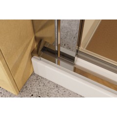 YES B8 90 sprchové dveře do niky zalamovací 87-91cm