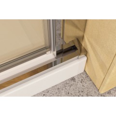 YES B8 90 sprchové dveře do niky zalamovací 87-91cm