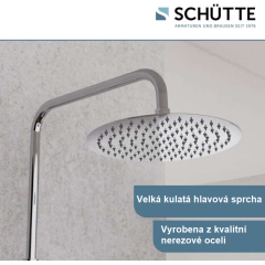 Sprchový set včetně termostatické baterie AQUADUCT, chrom 60044