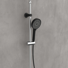 Sprchový set bez baterie MATAO, chrom/černá 60627