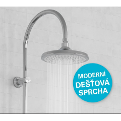 Sprchový set včetně baterie s roztečí 150 mm-letní déšť
