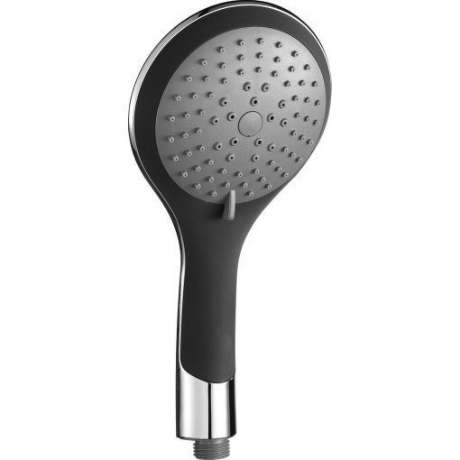 Ruční masážní sprcha 5 režimů sprchování, průměr 115mm, černá/chrom BROADWAY (60760)