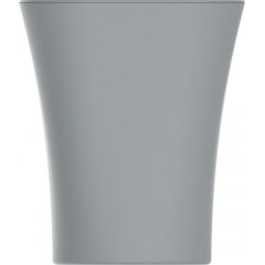 Kosmetický koš, šedý, cca 8,5 l, s otočným víkem BA0301