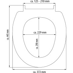 Duroplastové WC sedátko se zpomalovacím mechanismem SOFT-CLOSE MOSAIC Modrá/oranžová ED82119