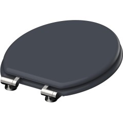 Wc sedátko Anthrazit MDF se zpomalovacím mechanismem SOFT-CLOSE