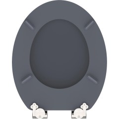 Wc sedátko Anthrazit MDF se zpomalovacím mechanismem SOFT-CLOSE