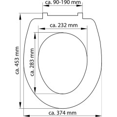 Duroplastové sedátko se zpomalovacím mechanismem SOFT-CLOSE WHITE 82300