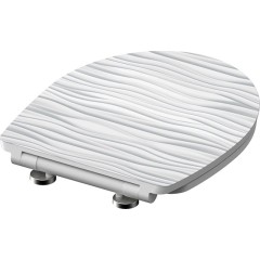 Duroplastové sedátko se zpomalovacím mechanismem HG SOFT-CLOSE Bílá vlna