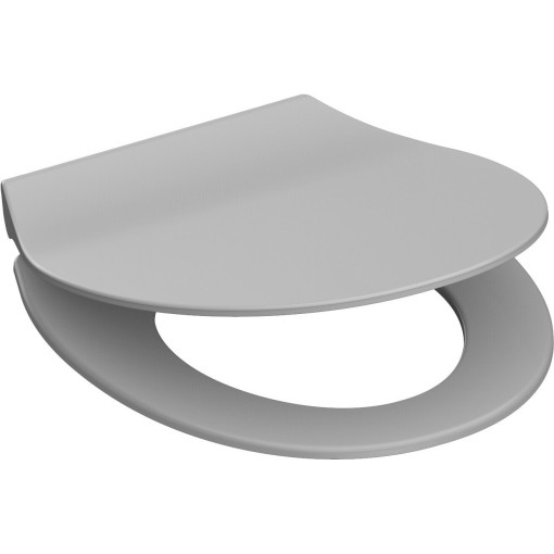 Duroplastové sedátko se zpomalovacím mechanismem SOFT-CLOSE SLIM GREY 82702