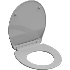 Duroplastové sedátko se zpomalovacím mechanismem SOFT-CLOSE SLIM GREY 82702
