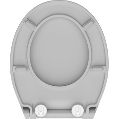 Duroplastové sedátko se zpomalovacím mechanismem SOFT-CLOSE SLIM GREY 82702