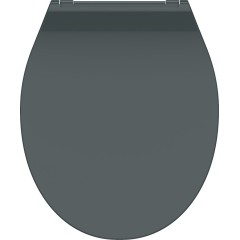 Duroplastové sedátko se zpomalovacím mechanismem SOFT-CLOSE SLIM ANTRACIT 82704