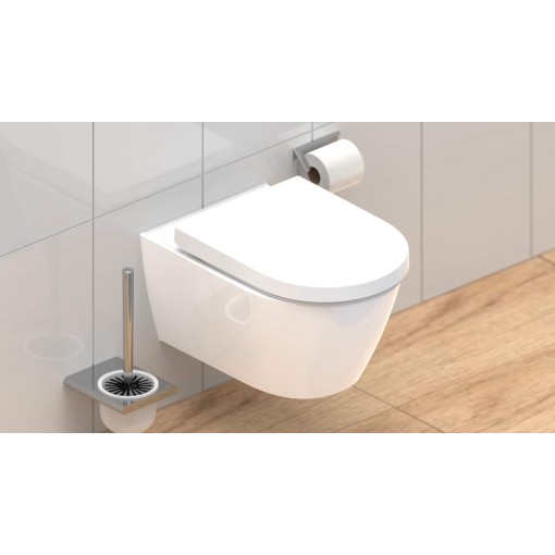 Duroplastové sedátko se zpomalovacím mechanismem SOFT-CLOSE D WHITE