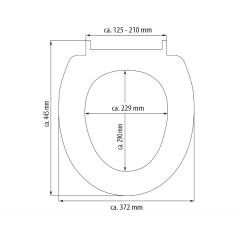 Duroplastové WC sedátko se zpomalovacím mechanismem SOFT-CLOSE MOSAIC GREY, ED82118