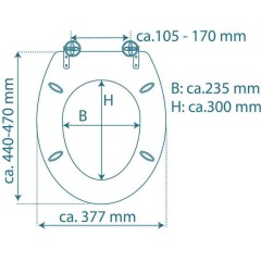 Duroplastové sedátko se zpomalovacím mechanismem SOFT-CLOSE Bílé