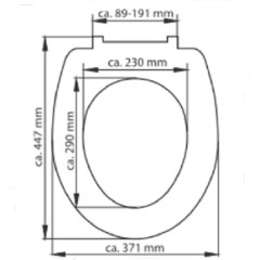 Duroplastové sedátko se zpomalovacím mechanismem SOFT-CLOSE Černé