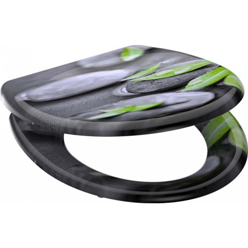 Duroplastové sedátko se zpomalovacím mechanismem SOFT-CLOSE Kámen
