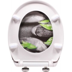 Duroplastové sedátko se zpomalovacím mechanismem SOFT-CLOSE Kámen