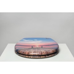 Duroplastové sedátko se zpomalovacím mechanismem SOFT-CLOSE SUNSET SKY