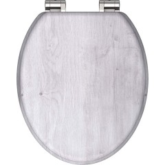 WC sedátko se zpomalovacím mechanismem SOFT-CLOSE LIGHT WOOD MDF 
