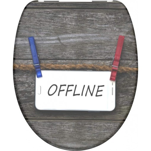 Duroplastové sedátko se zpomalovacím mechanismem SOFT-CLOSE Offline