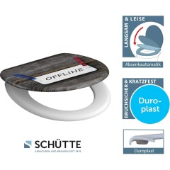 Duroplastové sedátko se zpomalovacím mechanismem SOFT-CLOSE Offline