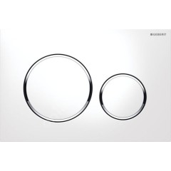 Geberit Set předstěnové instalace, klozet Alpha se sedátkem, tlačítko  Sigma20, bílá/chrom 110.302.00.5 NR4
