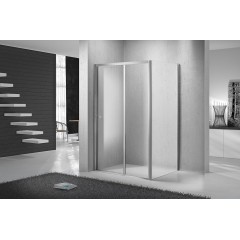 MOVE R109 Chrom Sprchová zástěna obdélníková 100x90