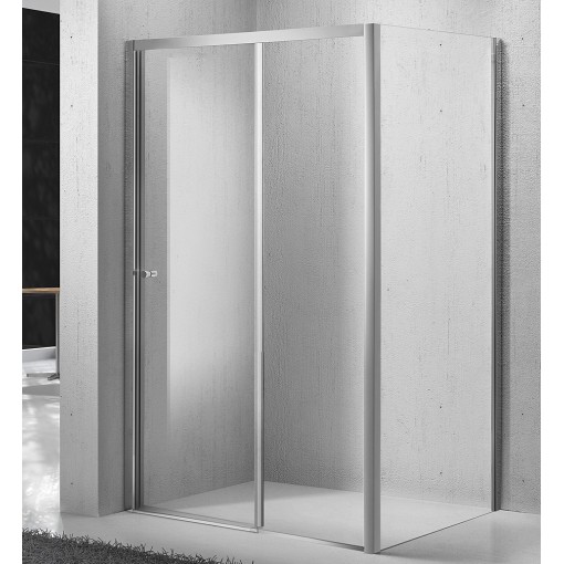 MOVE R109 Chrom Sprchová zástěna obdélníková 100x90