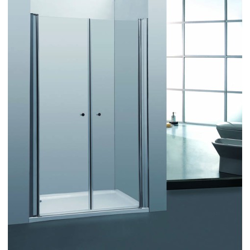 Sprchové dveře PURE D2 110 dvoukřídlé 106-111 x 190 neprůhledné sklo